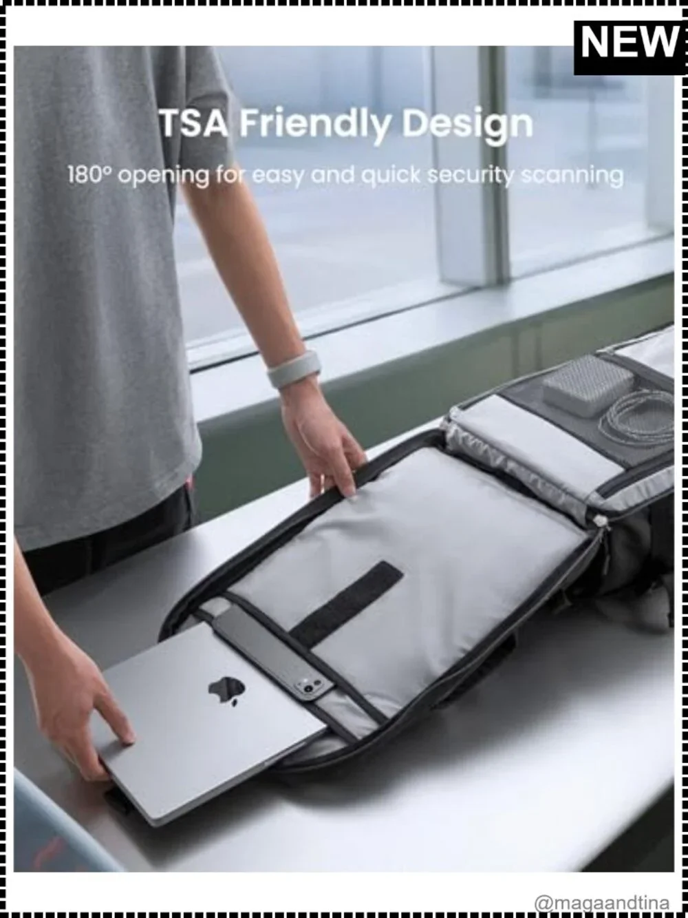 28L Travel Backpack TSA Flight Approved Laptop Bag